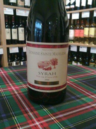 Vins de Pays d'Oc Domaine St. Madeleine Syrah 2006 - Buy Wine Online